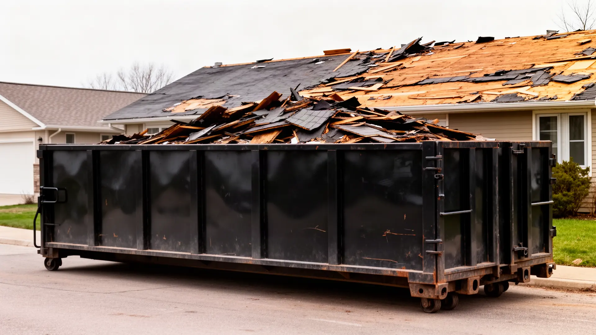 Roll-off dumpster from Stonemore Branch Dumpster Rental in Cumming, GA